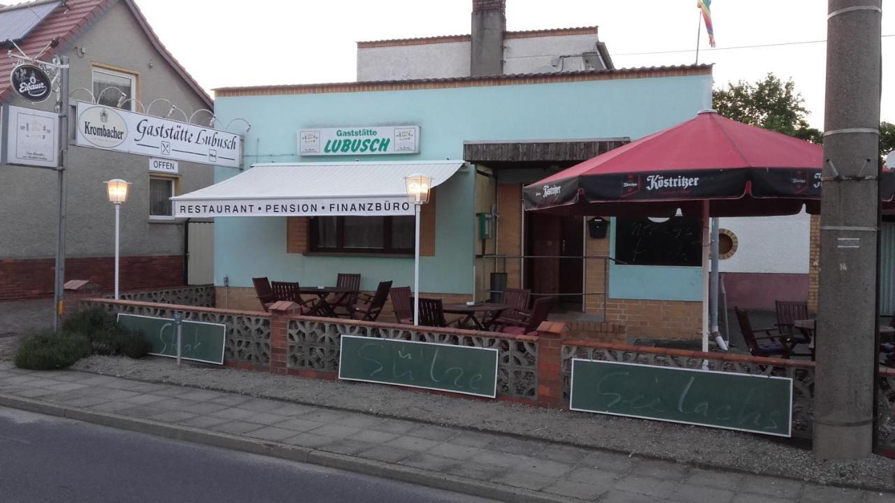 Restaurant Pension Lubusch Gahro Exterior photo